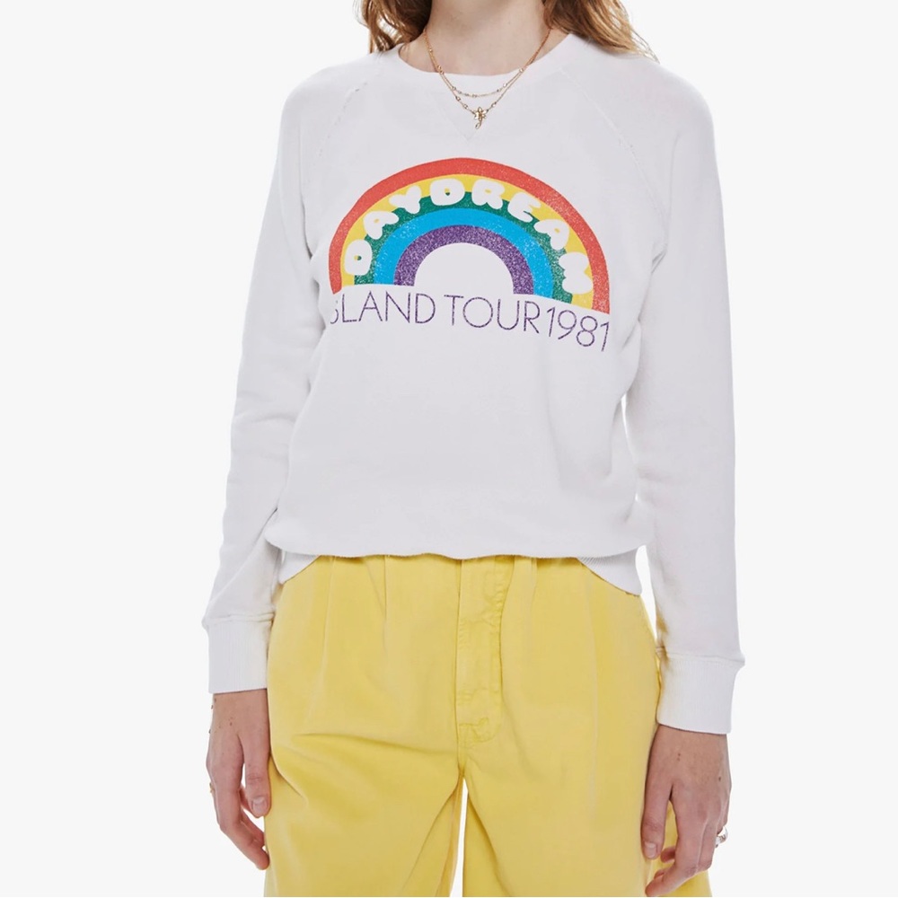 NWT MOTHER DENIM THE SQUARE DAYDREAM SWEATSHIRT